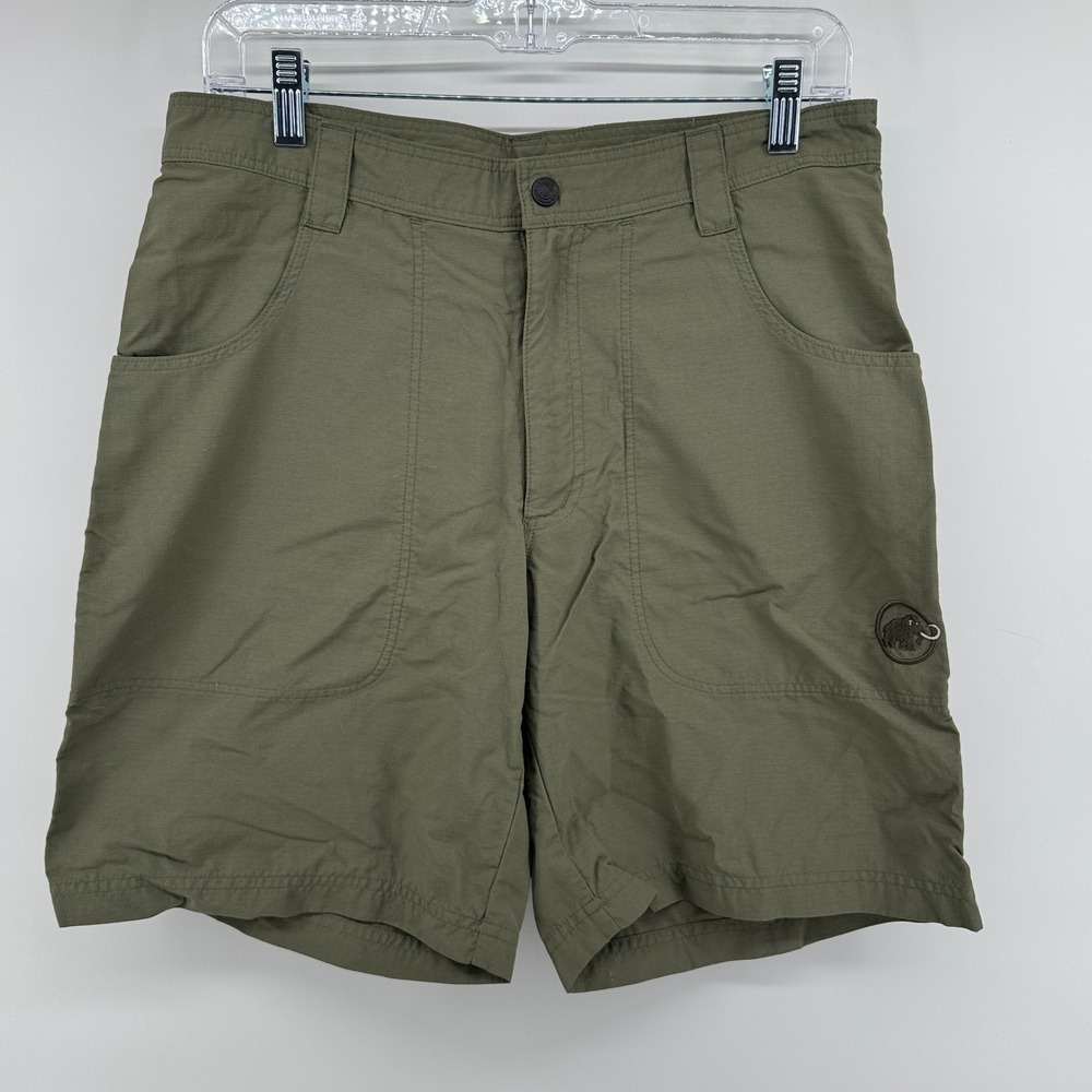 Mammut Shorts Mens 32" (48) Green Hiking Trekking Climbing